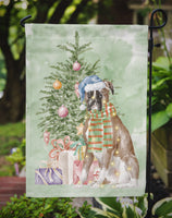 Christmas Boxer Flag Garden Size