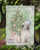 Christmas Briard #2 Flag Garden Size