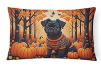 Affenpinscher Fall Fabric Decorative Pillow