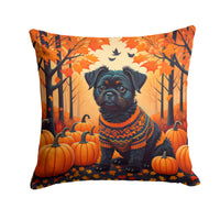 Affenpinscher Fall Fabric Decorative Pillow