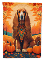 Afghan Hound Fall House Flag