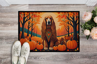 Afghan Hound Fall Doormat 18x27