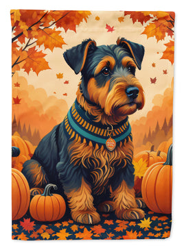 Airedale Terrier Fall Garden Flag