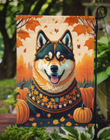 Akita Fall Garden Flag