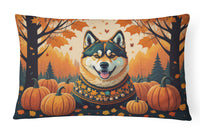 Akita Fall Fabric Decorative Pillow