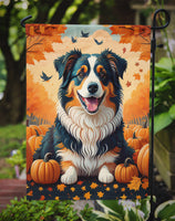 Australian Shepherd Terrier Fall Garden Flag