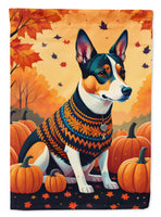 Basenji Fall House Flag