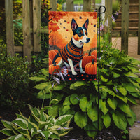 Basenji Fall Garden Flag