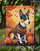 Basenji Fall Garden Flag