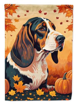 Basset Hound Fall House Flag