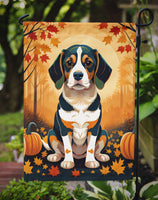 Beagle Fall Garden Flag