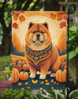 Chow Chow Fall Garden Flag