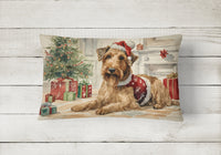 Airedale Terrier Christmas Fabric Decorative Pillow