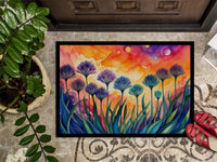 Agapanthus in Color Doormat 18x27