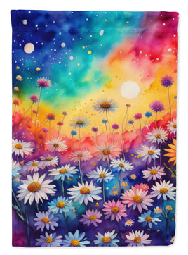 Asters in Color House Flag