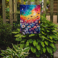 Asters in Color Garden Flag