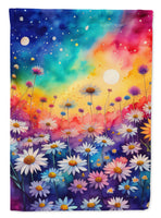 Asters in Color Garden Flag