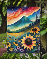 Black-eyed Susans in Color Garden Flag