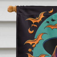 Beagle Witchy Halloween House Flag