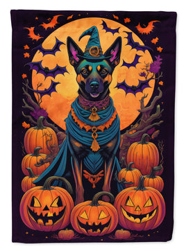 Belgian Malinois Witchy Halloween House Flag