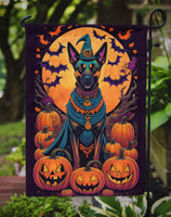 Belgian Malinois Witchy Halloween Garden Flag