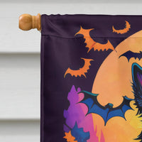 Belgian Sheepdog Witchy Halloween House Flag