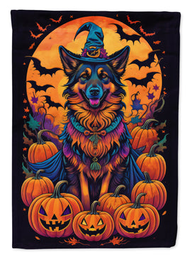 Belgian Tervuren Witchy Halloween House Flag