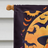 Chow Chow Witchy Halloween House Flag