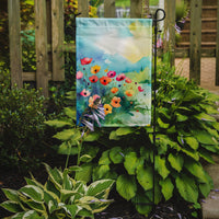 Anemones in Watercolor Garden Flag