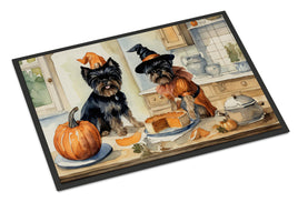 Affenpinscher Fall Kitchen Pumpkins Indoor or Outdoor Mat 24x36