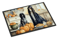 Afghan Hound Fall Kitchen Pumpkins Doormat 18x27