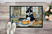 Akita Fall Kitchen Pumpkins Doormat 18x27