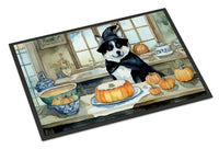 Akita Fall Kitchen Pumpkins Doormat 18x27