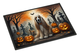 Afghan Hound Spooky Halloween Indoor or Outdoor Mat 24x36