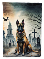 Belgian Malinois Spooky Halloween House Flag