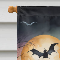 Boston Terrier Spooky Halloween House Flag