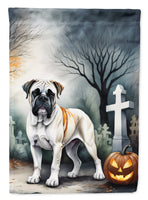 Boxer Spooky Halloween House Flag