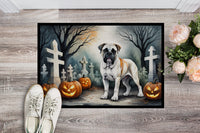 Boxer Spooky Halloween Indoor or Outdoor Mat 24x36