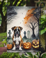 Boxer Spooky Halloween Garden Flag