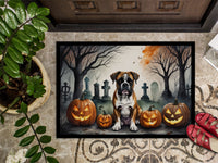 Boxer Spooky Halloween Indoor or Outdoor Mat 24x36