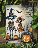 Calacas Skeletons Spooky Halloween Garden Flag