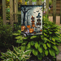 Calacas Skeletons Spooky Halloween Garden Flag