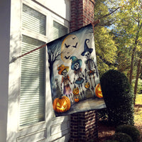 Calacas Skeletons Spooky Halloween House Flag