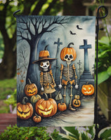 Calacas Skeletons Spooky Halloween Garden Flag