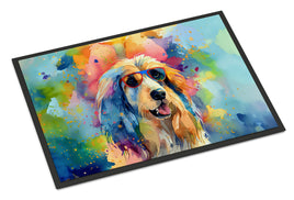 Afghan Hound Hippie Dawg Indoor or Outdoor Mat 24x36