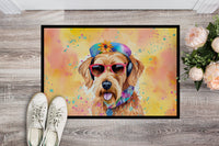 Airedale Terrier Hippie Dawg Doormat