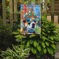 Akita Hippie Dawg Garden Flag