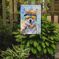 Alaskan Klee Kai Hippie Dawg Garden Flag