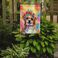 Chihuahua Hippie Dawg Garden Flag