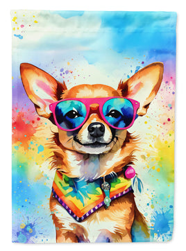 Chihuahua Hippie Dawg House Flag